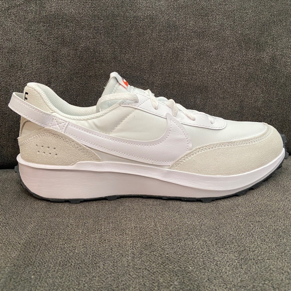 Nike Waffle Debut Women 11 White Grey Retro Lifestyle Runner Sneaker DH9523-100